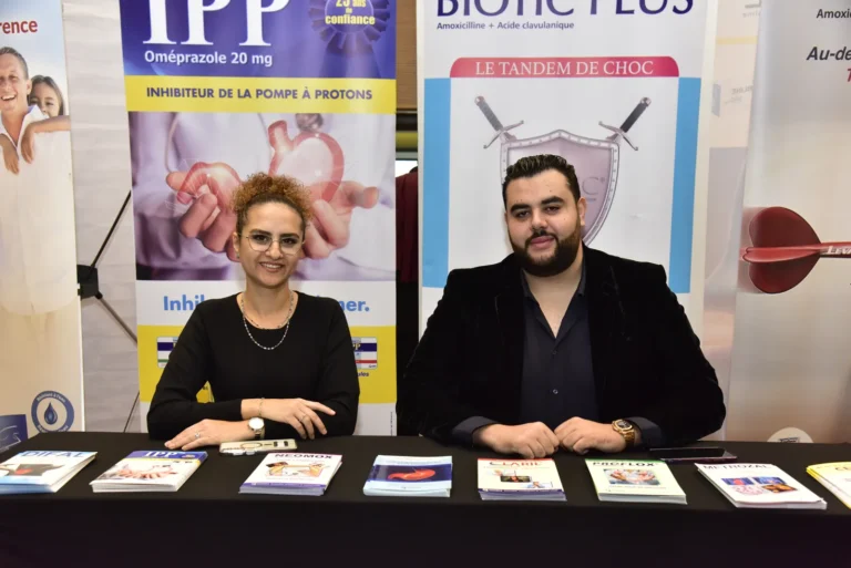 Stand d'un laboratoire partenaire, 2ᵉ congrès 2024