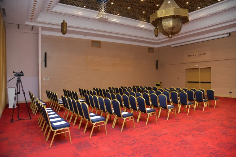 Salle de conférence avant l’ouverture, 3ᵉ congrès 2025